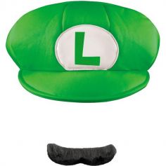 Casquette de Luigi pour adulte