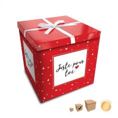 Boîte Cadeau pour la Saint-Valentin - Juste pour toi - Taille Moyenne | jourdefete.com