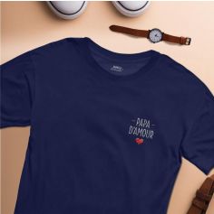 T-Shirt Affectif - Papa d'Amour - Collection Famille d'Amour - Taille au choix
