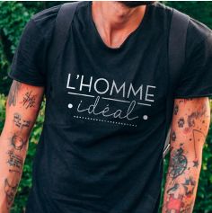 T-Shirt pour homme " L'homme idéal " - Taille au Choix