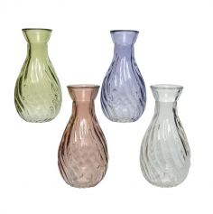 Vase en verre ovale en verre - 10 cm - Couleur au choix | jourdefete.com