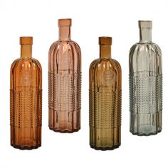 Vase en verre - Recycle ton chaud - 24 cm - Couleur Aléatoire | jourdefete.com