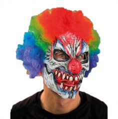 Masque Intégral en Latex de Monstre Clown
