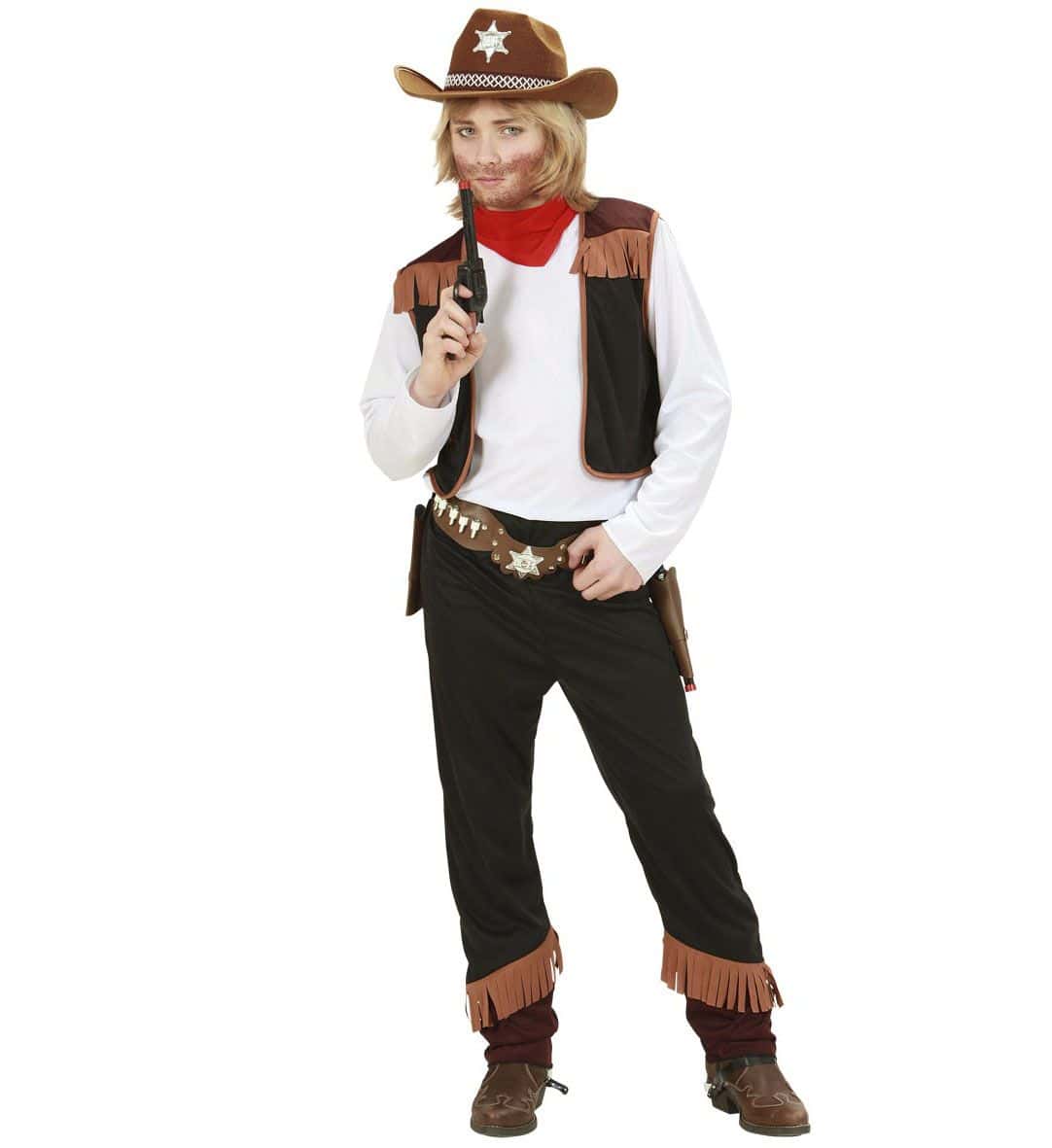 Déguisement de Cowboy Enfant - Taille au Choix - Jour de Fête