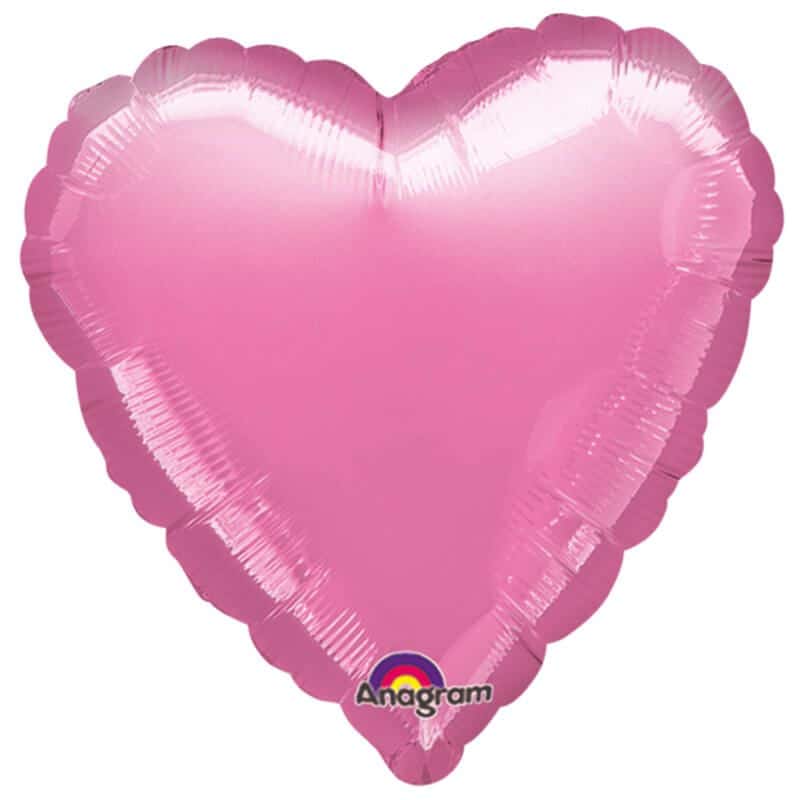 Ballon Hélium - Coeur Rose - Jour de Fête - Saint-Valentin - Événements
