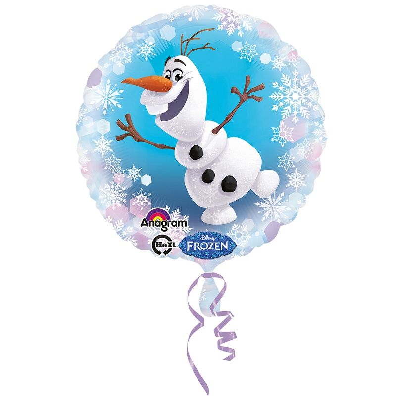 Ballon La Reine Des Neiges Dessin Feuilles - Disney 