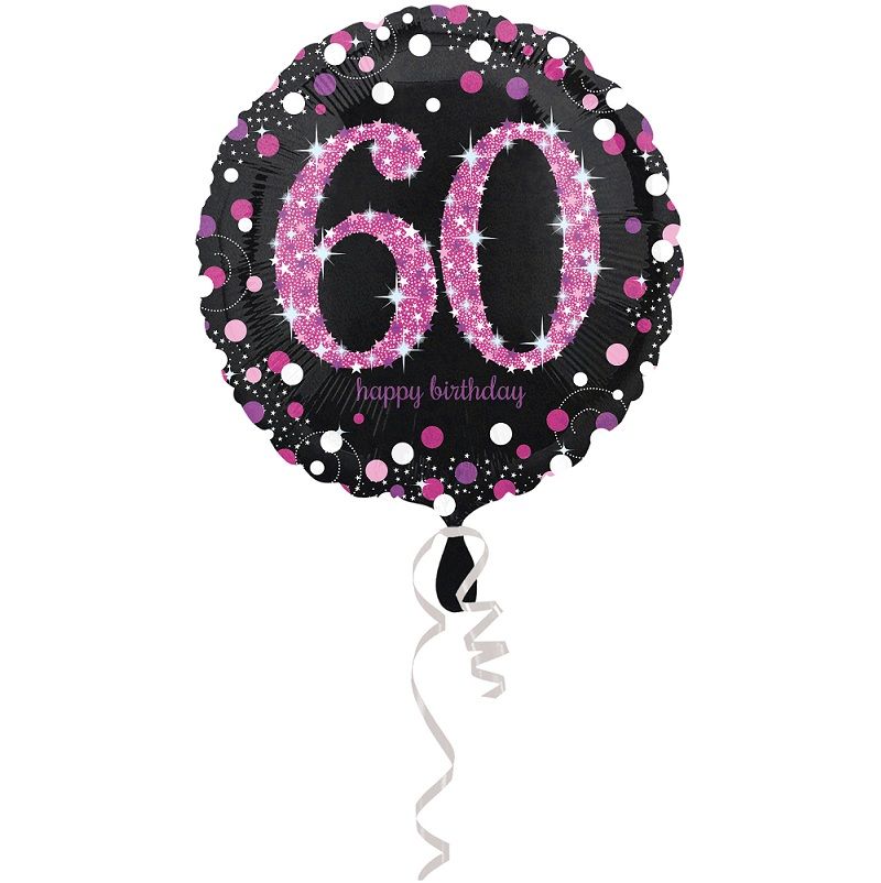 Ballon hélium rose blush anniversaire 30 ans