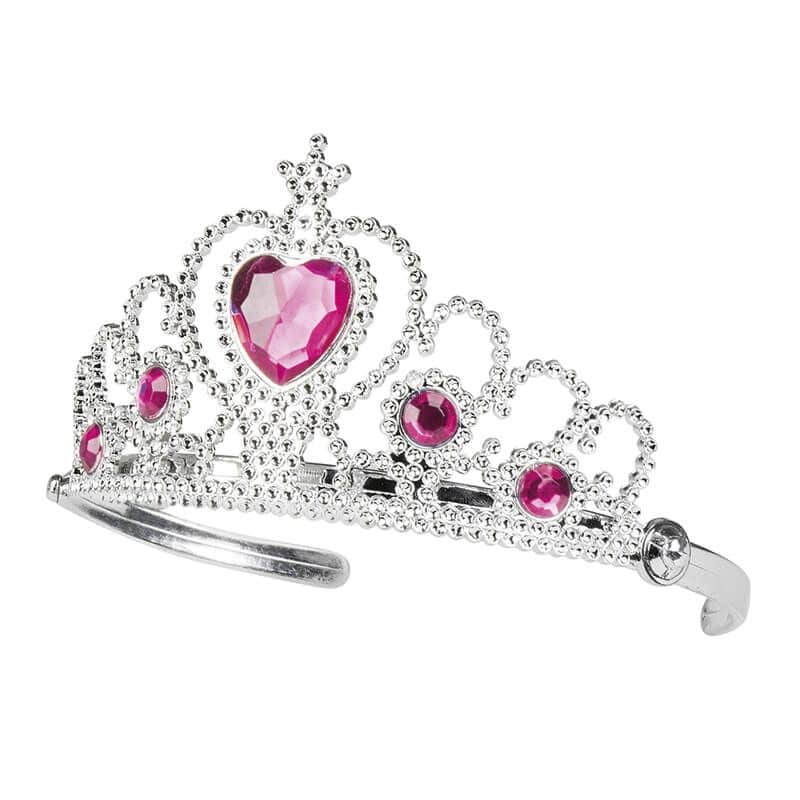 Diadème de princesse rose et argent - Jour de Fête - Princesses ou Disney -  Top Thèmes