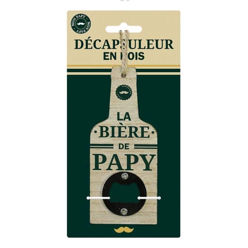 Cadeau Festif : Décapsuleur 'La Bière de Papy' - Un hommage plein d'humour !