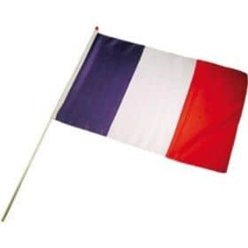 Petit drapeau France sur hampe - Jour de Fête - Supporters - Événements