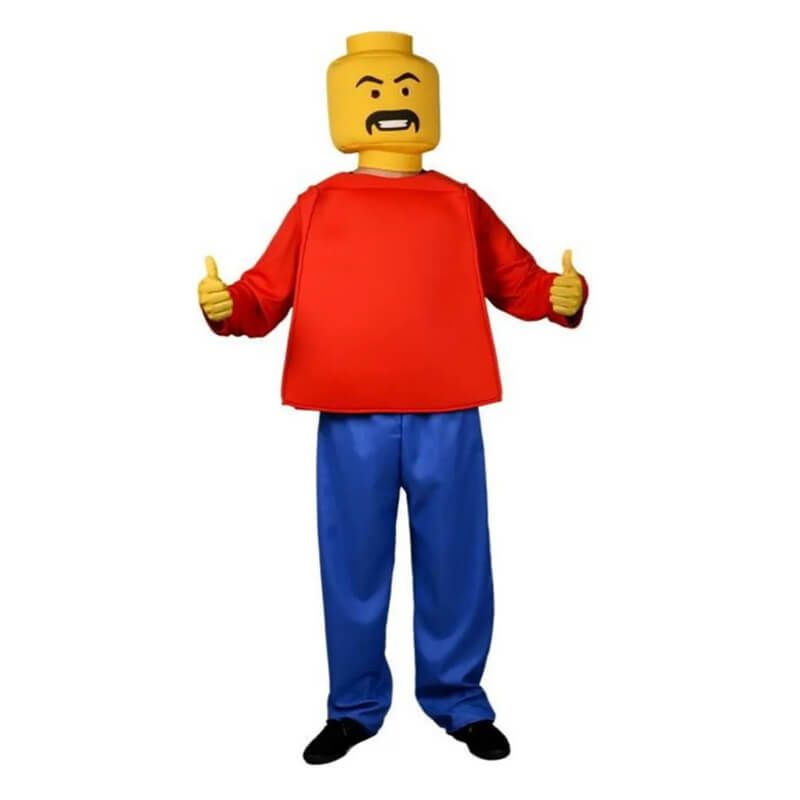Déguisement pour Homme - Lego Mr Blockhead - Taille Unique - Jour de Fête -  Homme - Déguisement