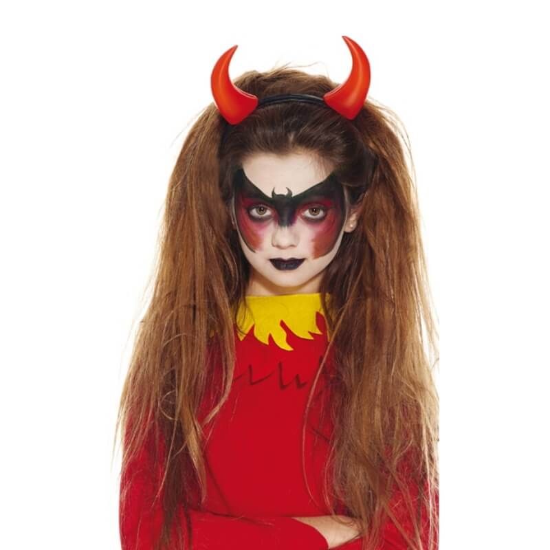 Serre-tête Diable Rouge Enfant - Jour de Fête - Halloween - Événements