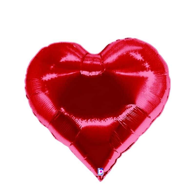 Ballon Cœur rouge scintillant - 58 cm - Jour de Fête - Décoration de  Saint-Valentin - Saint-Valentin