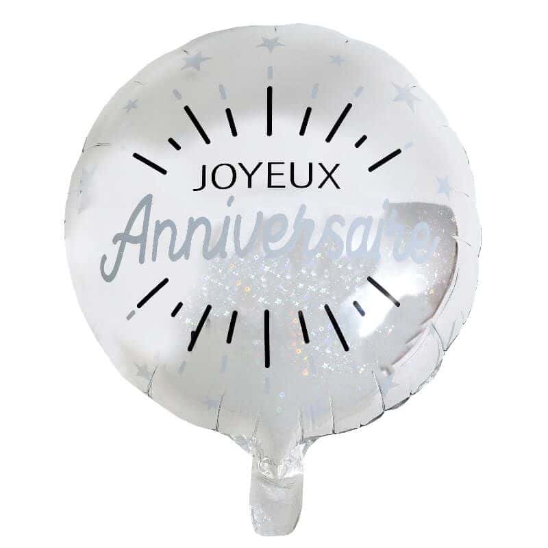 Ballon Hélium Métallisé Joyeux Anniversaire Étincelant - Couleur au Choix -  Jour de Fête - Joyeux Anniversaire étincelant - Top Thèmes