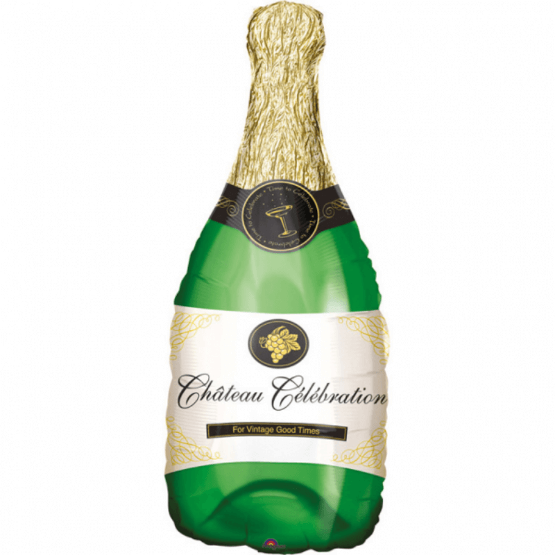 Ballon Métallique Hélium - Bouteille de Champagne - Jour de Fête - Boutique  Jour de fête
