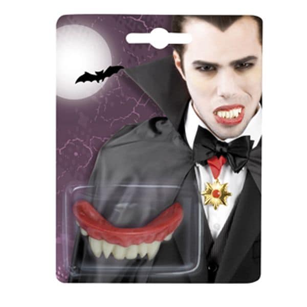 Dentier Vampire Souple Adulte - accessoire Halloween