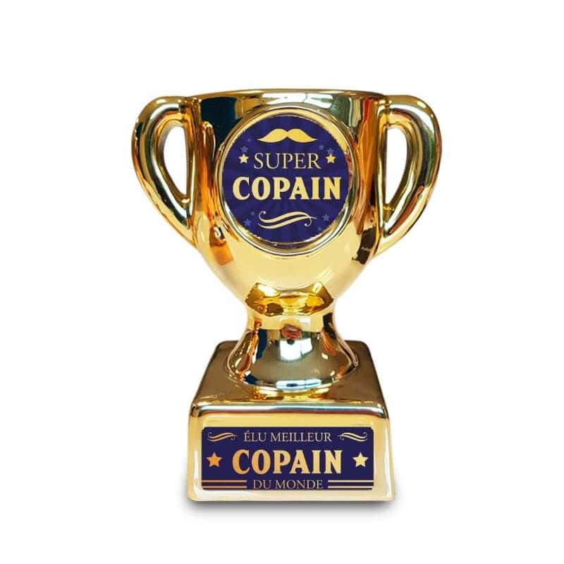 Cadeau Trophée Doré - Super Copain - Jour de Fête - Cadeaux