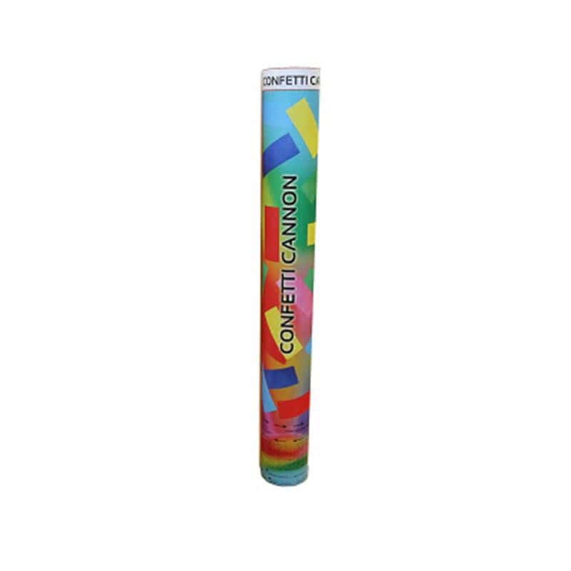 10 Canons à Confettis Multicolores 40 cm