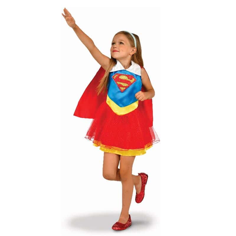 Déguisement Super Girl Robe en tutu pour enfant - Taille 4 / 6 ans - Jour  de Fête - Super-Héros - Thèmes