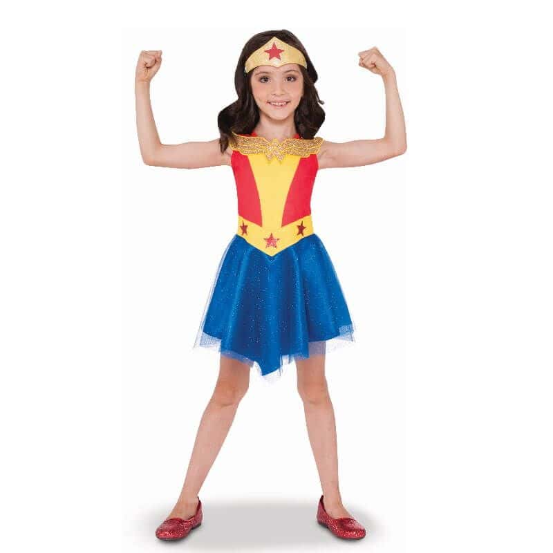 Déguisement Wonder Woman pour enfant - Taille 4/6 ans - Jour de Fête - DC  Comics - LICENCES ET THEMES