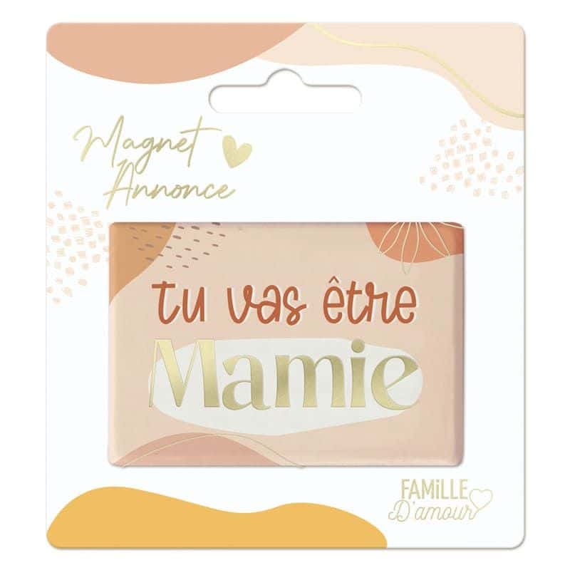 Magnet Annonce - Tu vas être Mamie - Collection Annonce de Grossesse - Jour  de Fête - Annonce de grossesse - BAPTEME ET COMMUNION