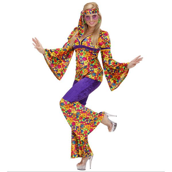 Déguisement Hippie Pantalon Femme - Jour de Fête - Boutique Jour de fête