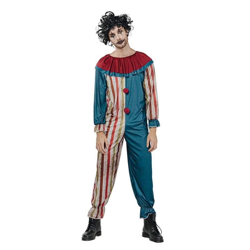 Déguisement de Clown Vintage pour homme - Taille au choix - Jour de Fête -  Halloween - Evènements