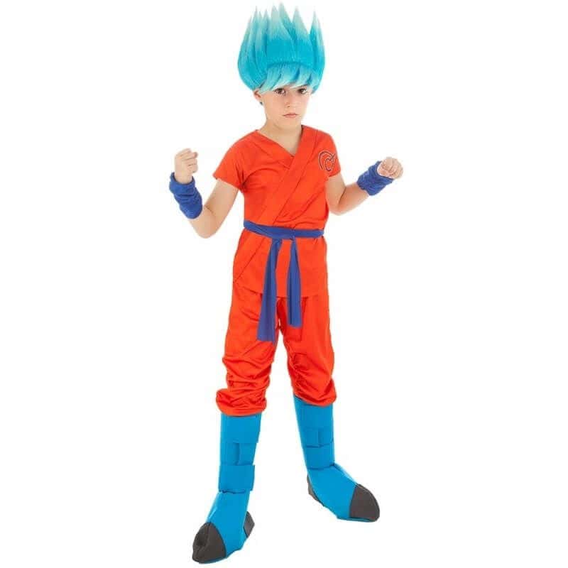 Déguisement Enfant – Dragon Ball Z - Son Goku Saiyan - Taille au Choix -  Jour de Fête - Dragon Ball - Top Licences