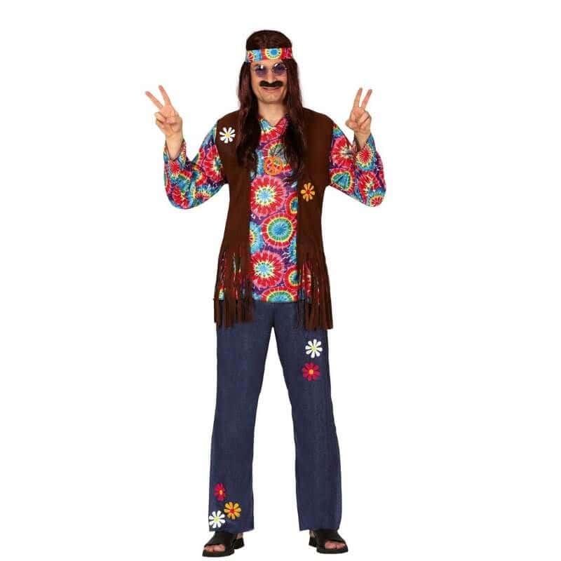 Set Accessoires Hippie Homme pour se déguiser