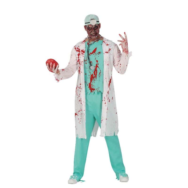 Déguisement Homme - Zombie Médecin - Taille au choix - Jour de