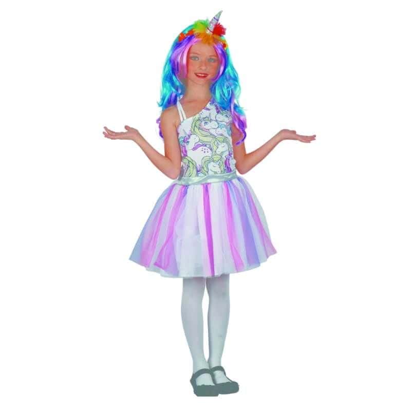 Deguisement Princesse Enfant Licorne Fille, Jupe Tutu avec Ailes Bandeau  Licorne,Robe Princesse Fille Licorne pour Carnaval Fête Anniversaire  Cadeaux