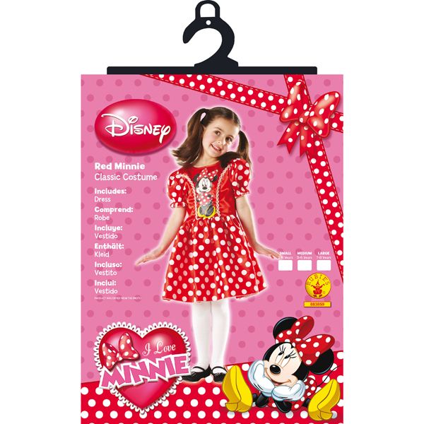 Robe Minnie pour petites filles, costume d'été pour enfants