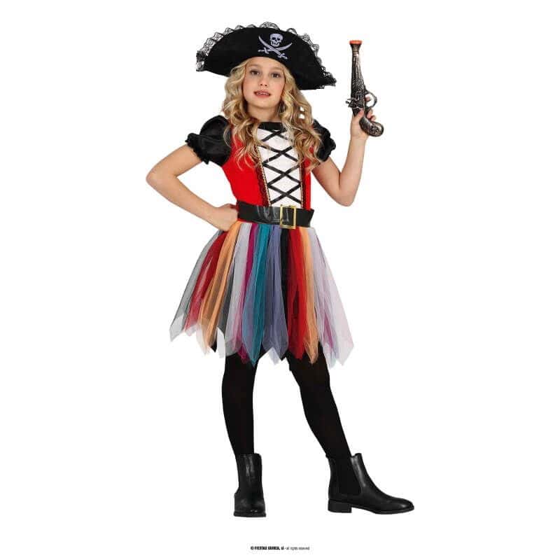Déguisement Fille - Pirate Tutu - Taille au choix - Jour de Fête -  Halloween - Evènements