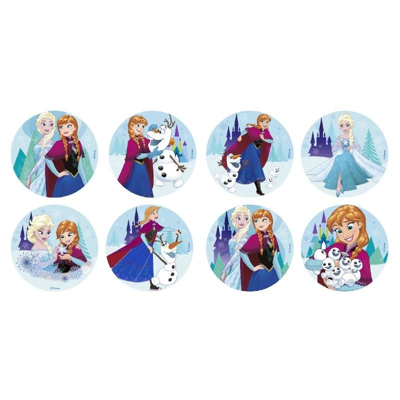 25 Caissettes à cupcake en papier La Reine des Neiges™ 5 x 3 cm