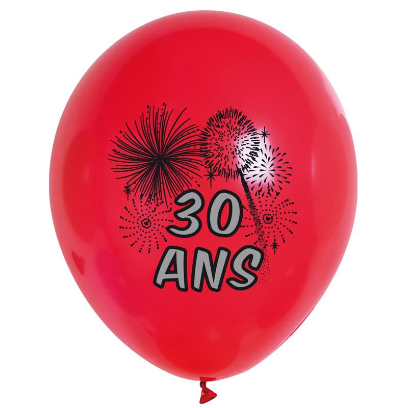 Ballons de Baudruche Anniversaire 18 ans Multicolore - Jour de Fête -  Anniversaire par âge - Anniversaire Adulte