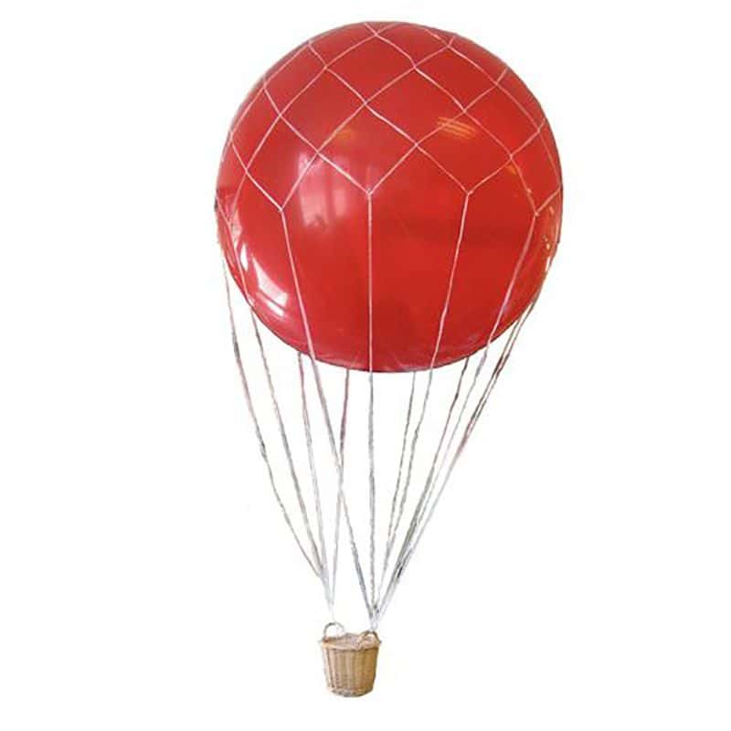 Un ballon hélium en forme de montgolfière