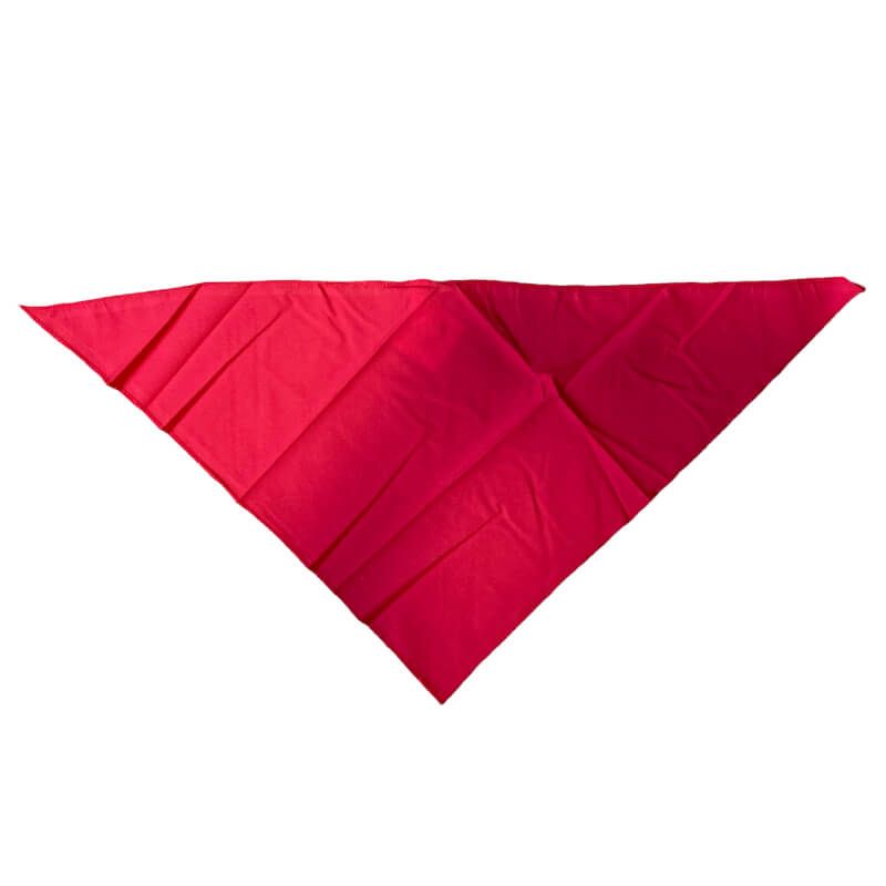 Foulard uni rouge pour Adulte - Jour de Fête - Feria - Événements