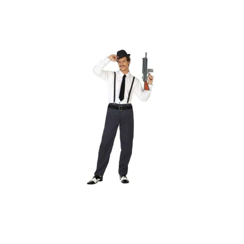 Gangster Homme - Taille au choix - Jour de Fête - Déguisement adulte Thème  Charleston - Top Thèmes déguisement