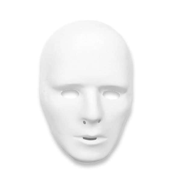 Masque Blanc Intégral à Personnaliser - Jour de Fête - Masques & Loups -  Accessoires