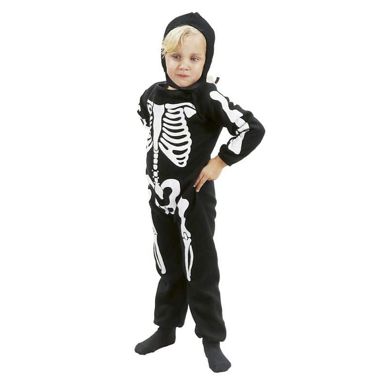 Déguisement de Squelette Enfant 3/4 ans, Déguisement de Squelette Enfant  pour Halloween - Jour de Fête
