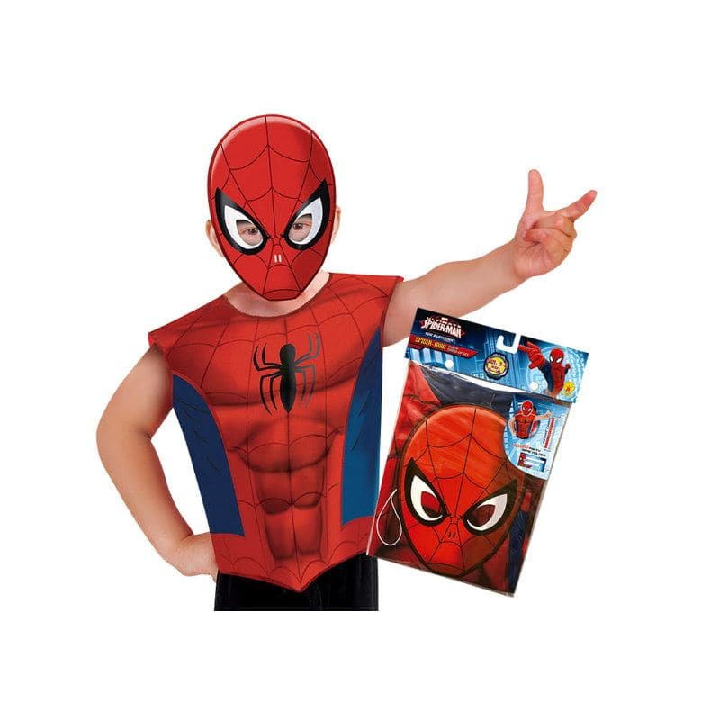Deguisement spider-man - taille s 3-4 ans, fetes et anniversaires