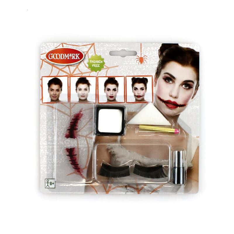 Kit Maquillage de Zombie Femme, Maquillage de Zombie pour