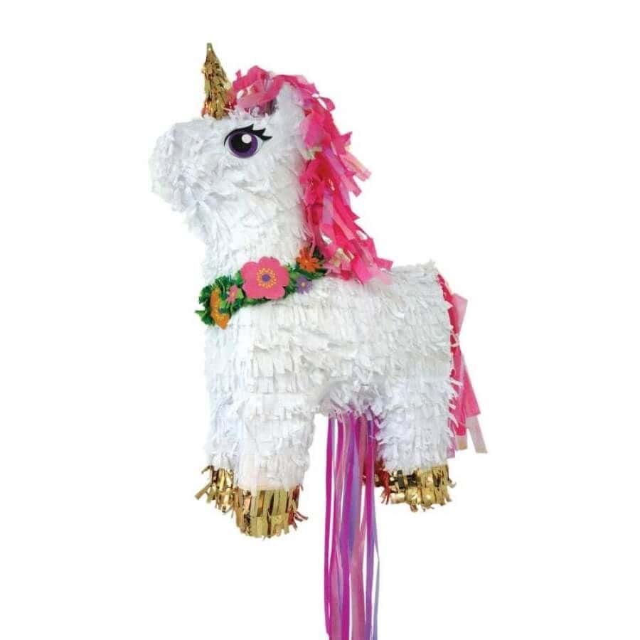 Piñata à tirer - Licorne blanche - Jour de Fête - Pinata - Anniversaire