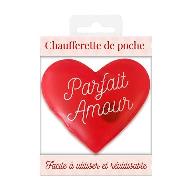 Chaufferette de poche en forme de cœur - Saint-Valentin - Collection Chéri  Chérie - Jour de Fête - Décoration de Saint-Valentin - Saint-Valentin