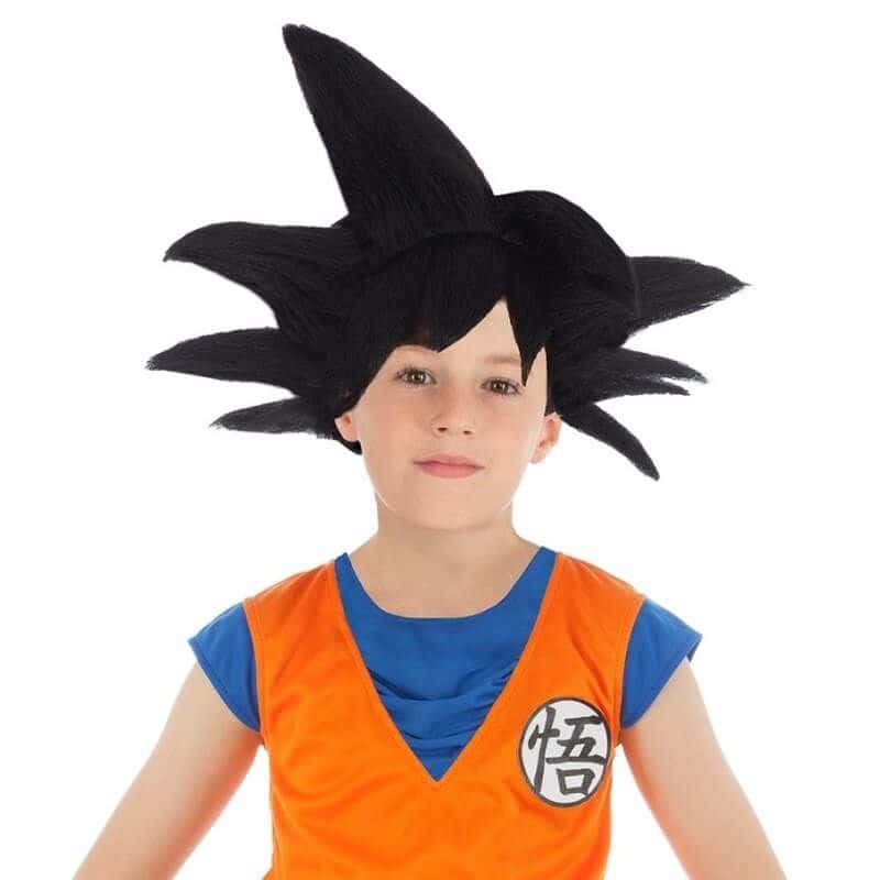Perruque Enfant - Dragon Ball Z - Son Goku - Jour de Fête - Dragon Ball -  Top Licences