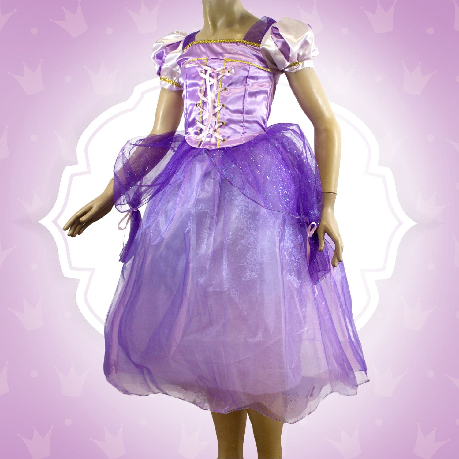 Robe de Princesse Violette Fille - Jour de Fête - Princesses ou Disney -  Top Thèmes