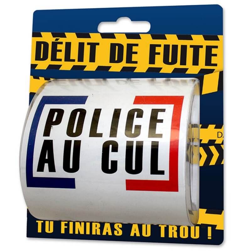 Rouleau de Papier Toilette - Police au Cul - Jour de Fête - Cadeaux -  RETRAITE