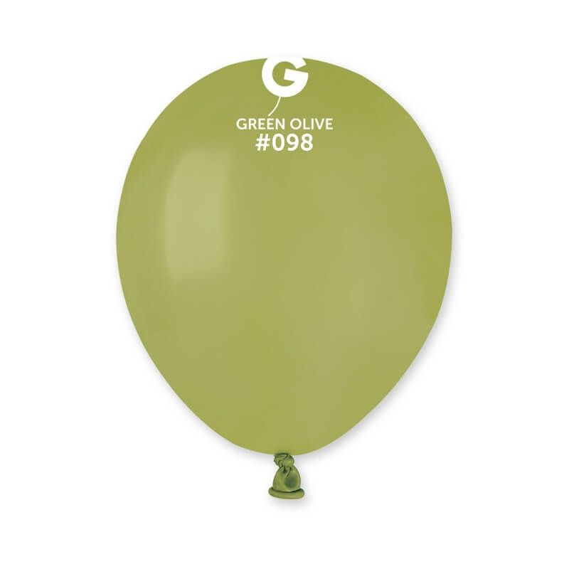 Ballon vive les mariés vert Olive/Sauge 80/100 cm REF/11975