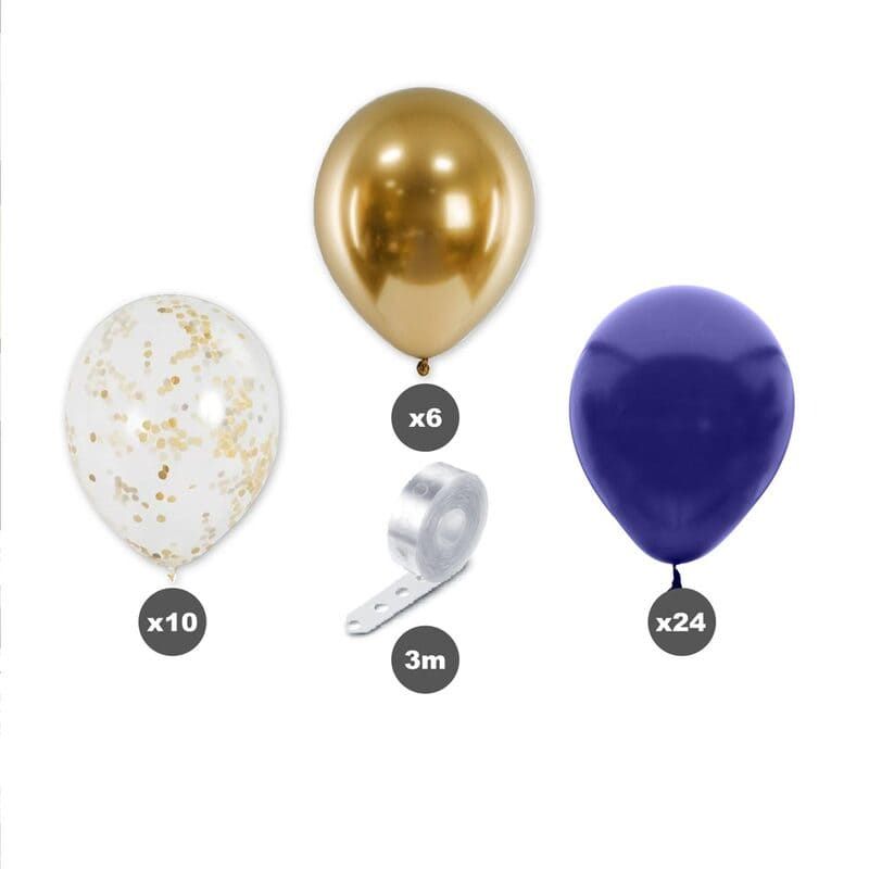 Kit Arche à Ballons - Joyeux Anniversaire - Collection Confettis