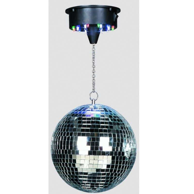 Set Disco Light avec Boule à Facettes - 20cm - Jour de Fête - Décoration de  salle - Baby Shower